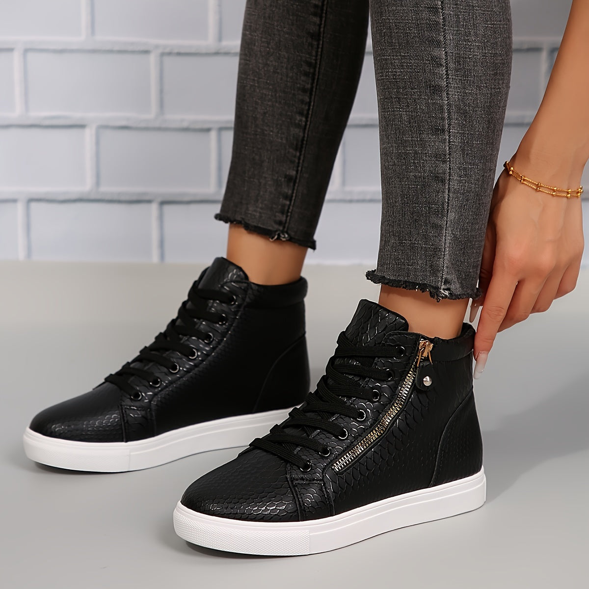 Levoire | Baskets Décontractées Simples Avec Zip