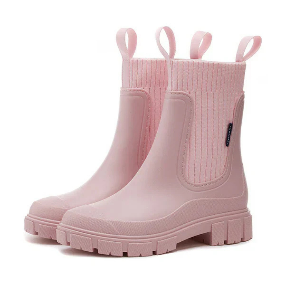 Levoire | Bottes En Caoutchouc Tendance Pour Des Journées De Pluie Élégantes Rosa