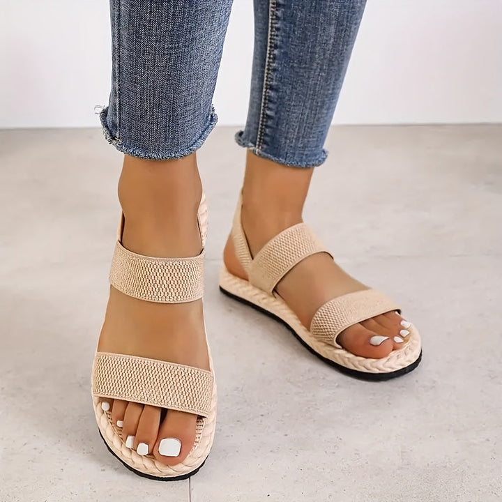 Levoire | Sandales métallisées modernes Beige