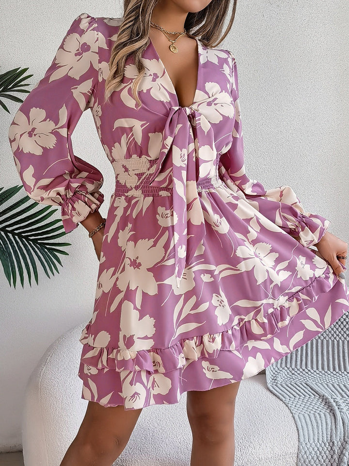 Levoire | Robe Longue À Volants Noués