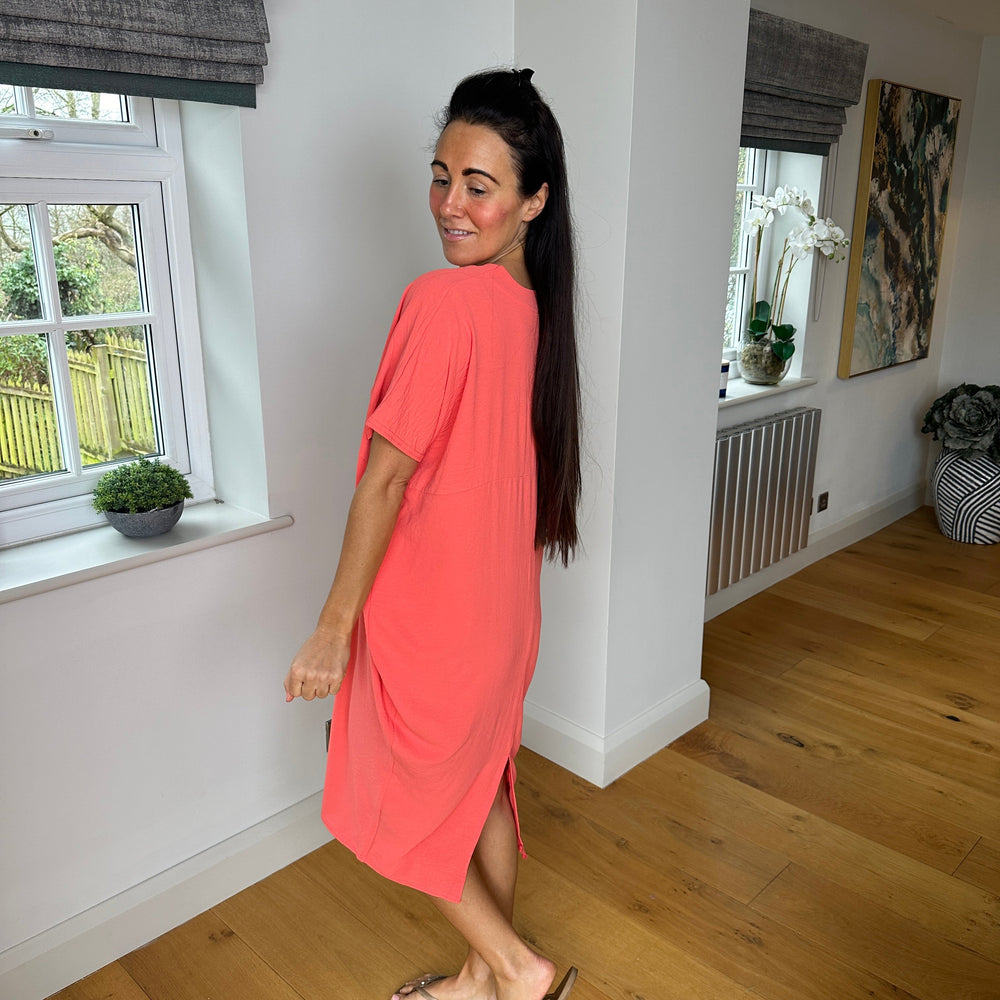 Levoire | Robe Midi Avec Décolleté En V