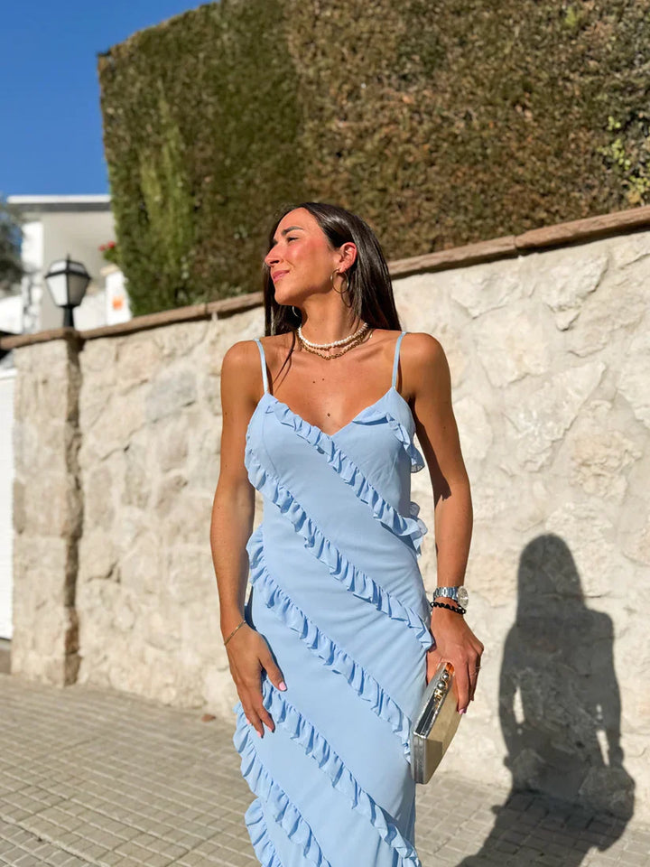 Levoire | Maxi-Robe À Volants Pour Femmes