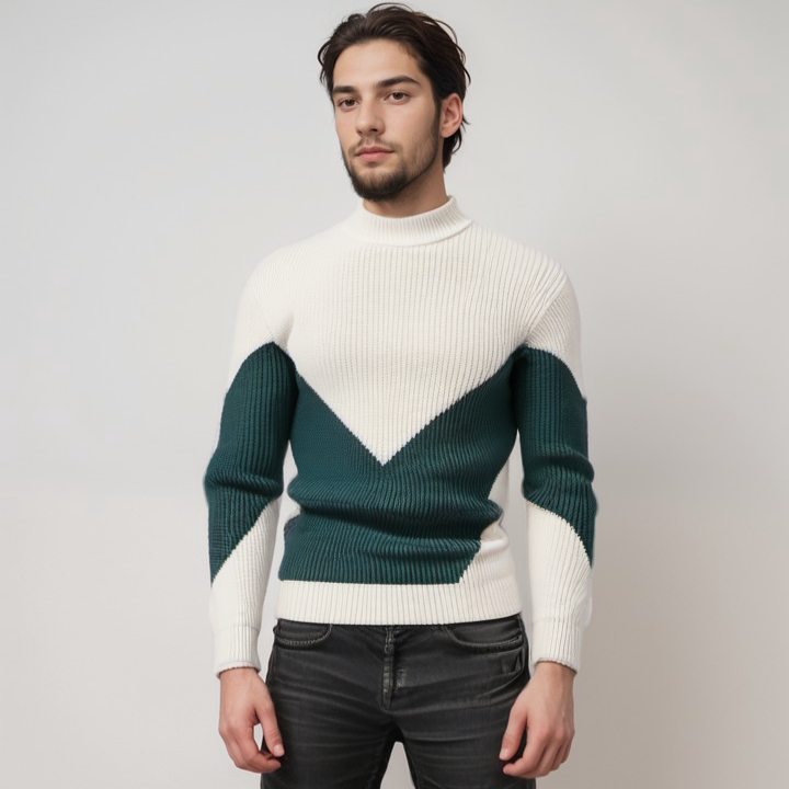 Levoire | Pull En Tricot En Mélange De Coton Avec Motif
