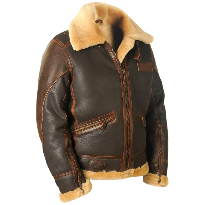 Levoire | Veste Pilote Chauffante Braun