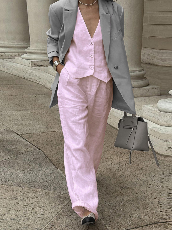 Levoire | Pantalons Pour Femmes Satz Rosa