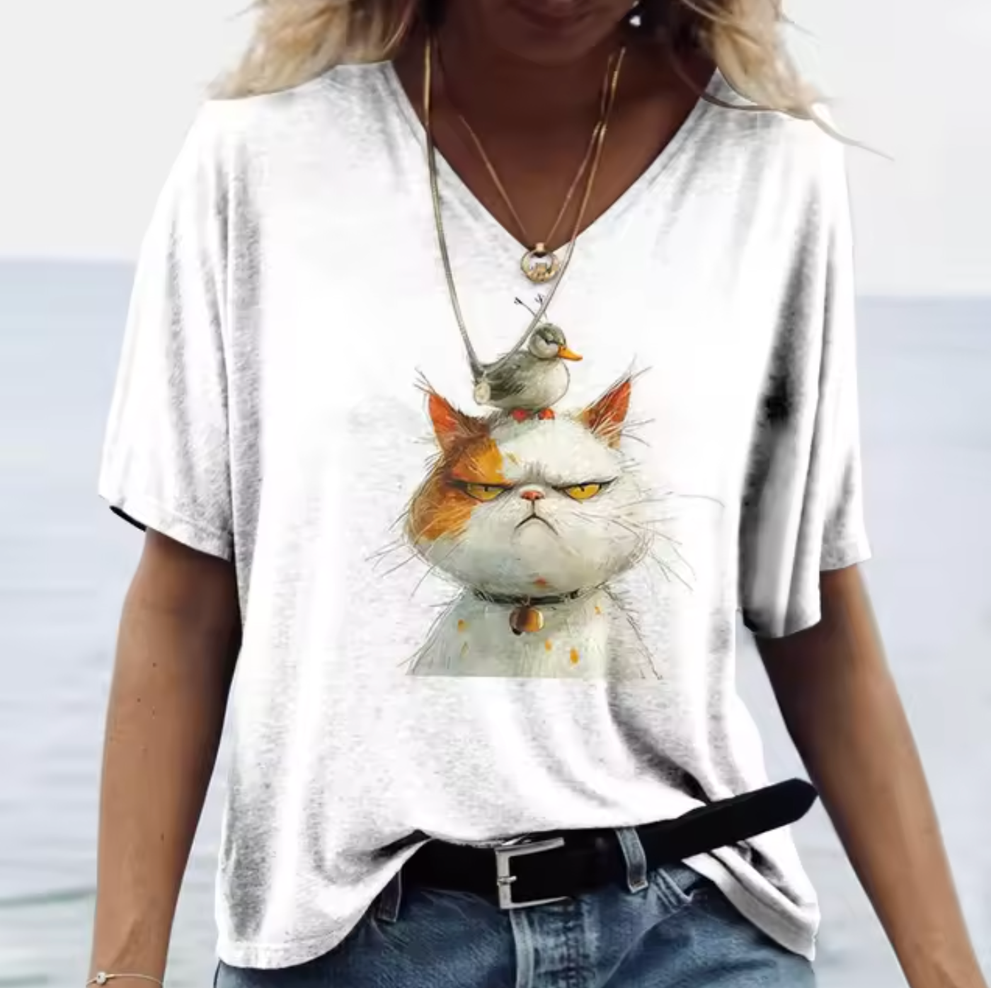 Levoire | T-Shirts Blancs Avec Motifs De Lapins Lapin blanc 6