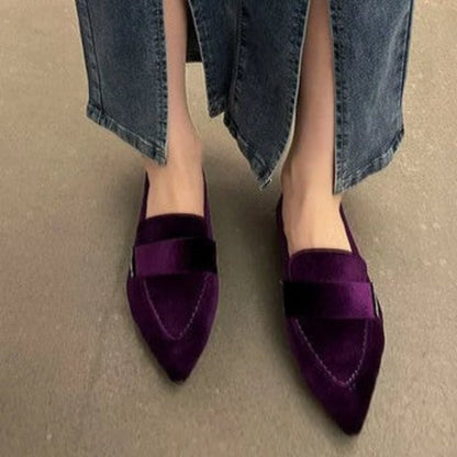 Levoire | Chic Pointy Shoes With A Good Fit Lilla