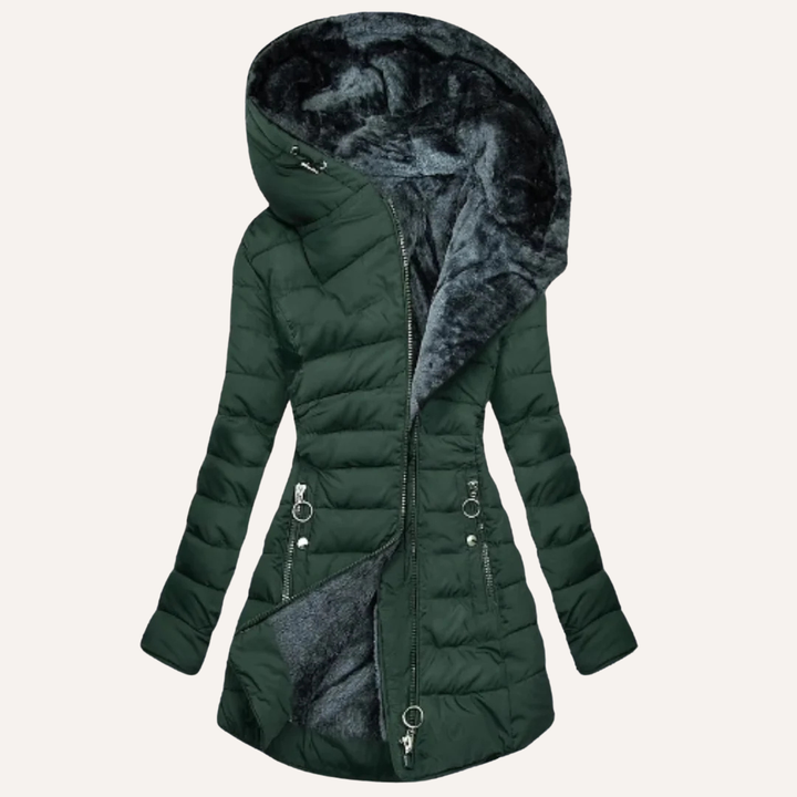 Levoire | V Manteau À Col En V Vert