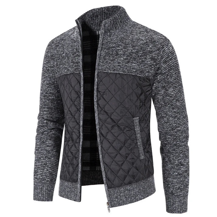 Levoire | Veste Pour Hommes Avec Fermeture Eclair Et Coupe Confortable Gris foncé
