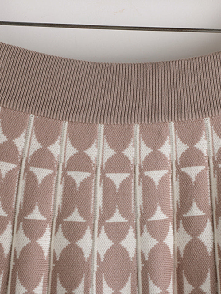 Levoire | Jupe Midi Plissée En Tricot