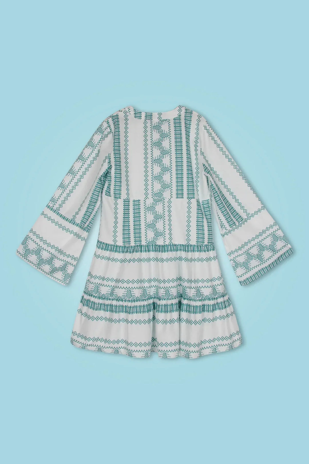 Levoire | V Neck Dress With Short Sleeves