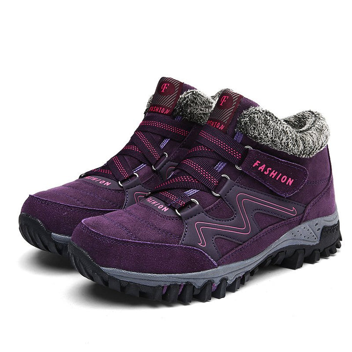 Levoire | Bottes chaudes et tendance, avec une semelle antidérapante Lilas