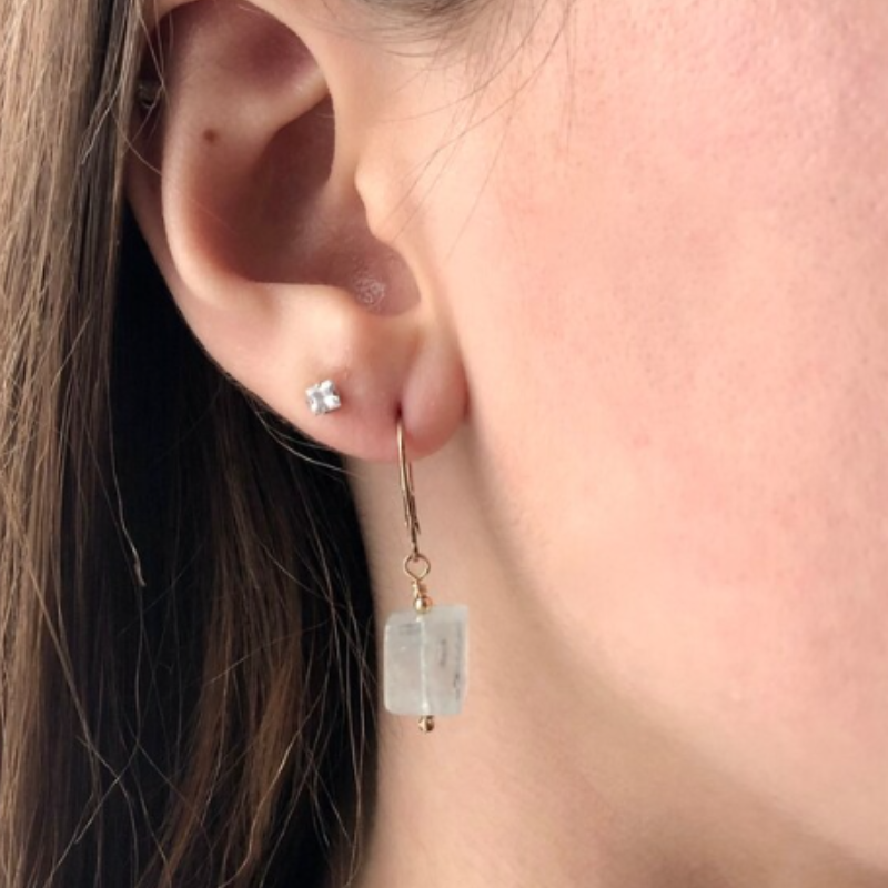 Levoire | Boucles D'Oreilles En Cristal Givré