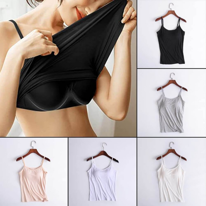 Levoire | Haut Femme Chemisier Avec Soutien-Gorge Intégré Pour Femmes Breitblanc