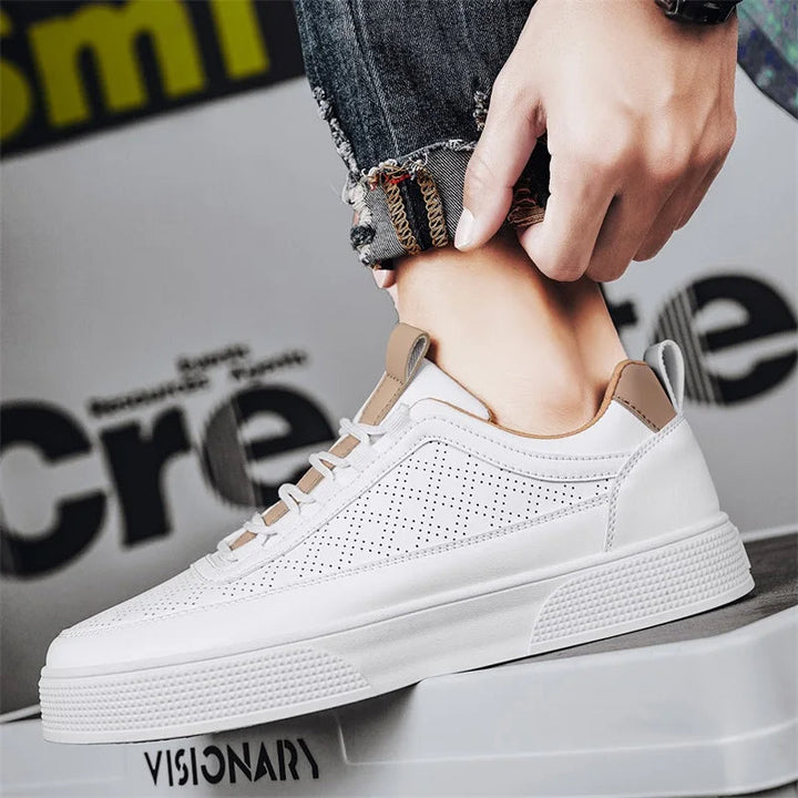 Levoire | Luxe Baskets en Cuir pour Hommes