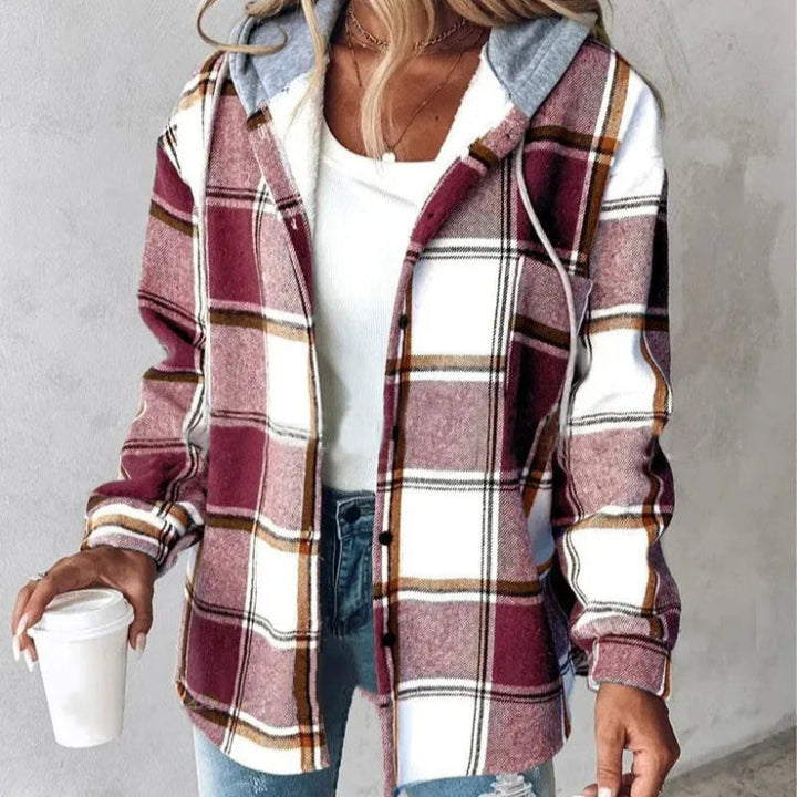 Levoire | Veste à Capuche À Motifs Pour Femmes Rot