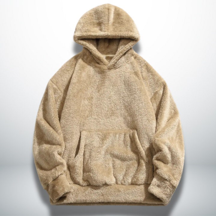 Levoire | Sweatshirt chaud et doux oversize unisexe Beige