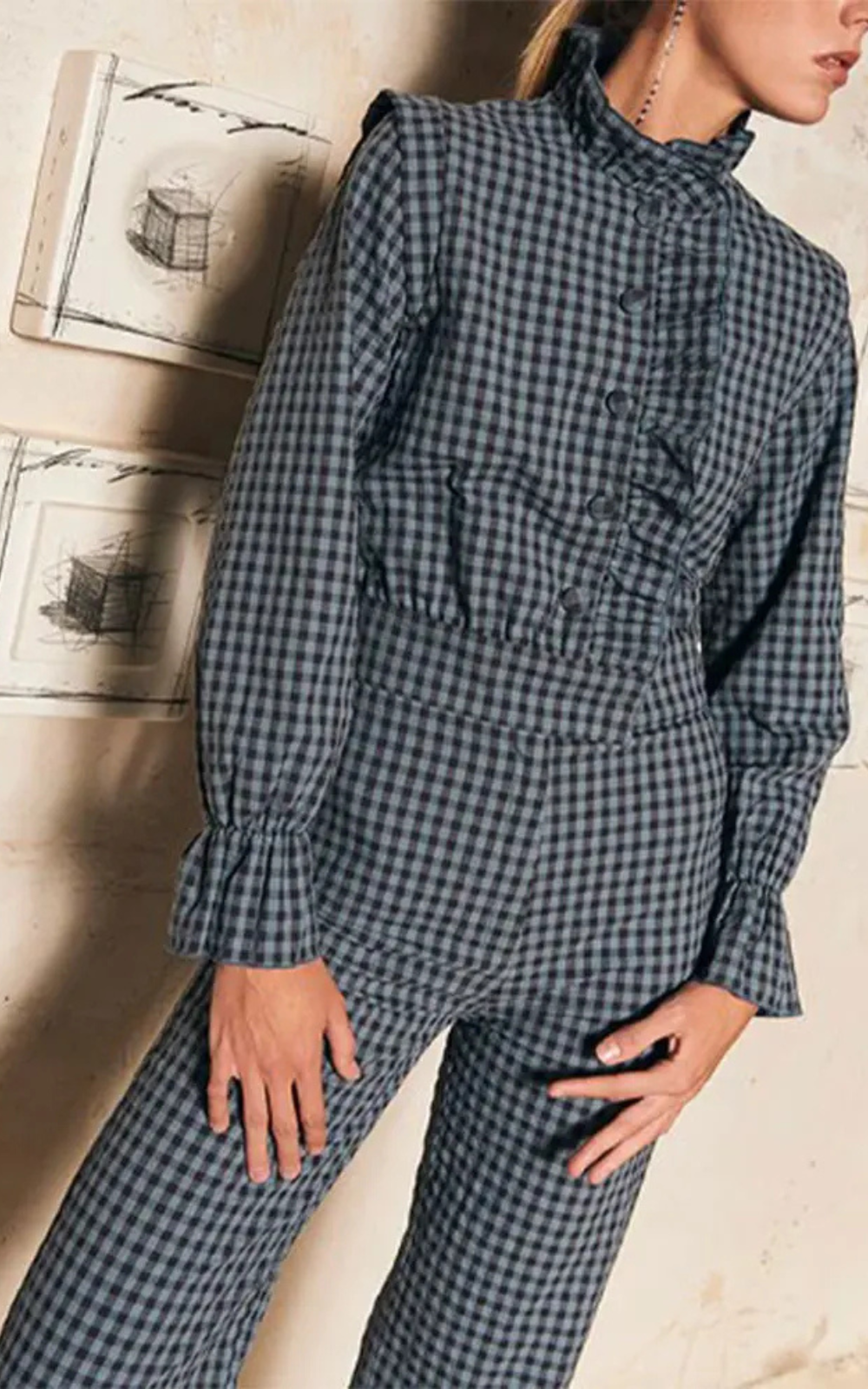 Levoire | Pantalon Femme Élégant Rénové Design Vintage