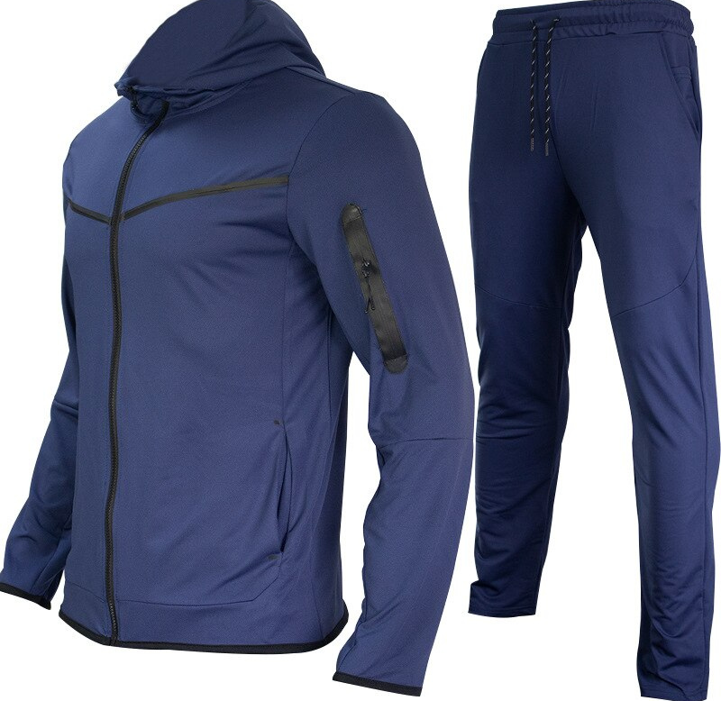 Levoire | Ensemble de sport pour hommes Look sportif et tendance Bleu foncé