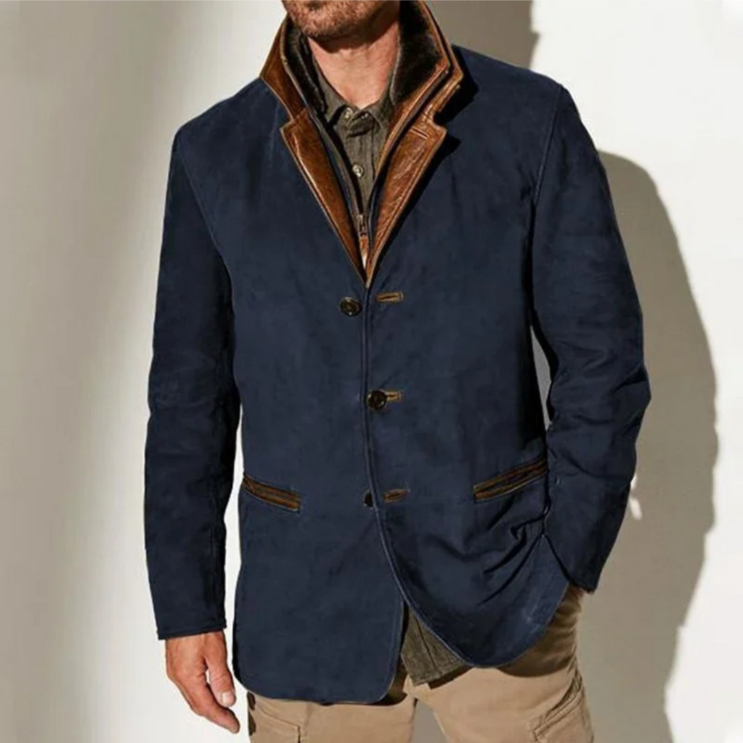 Levoire | Jacke FR Hommes Chaud FR Froid Temperatures Bleu
