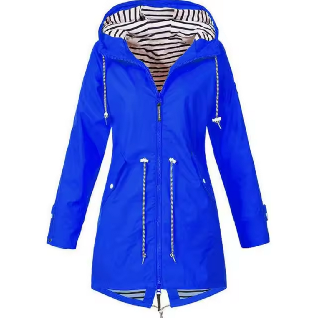 Levoire | Veste À Capuche Imperméable Bleu