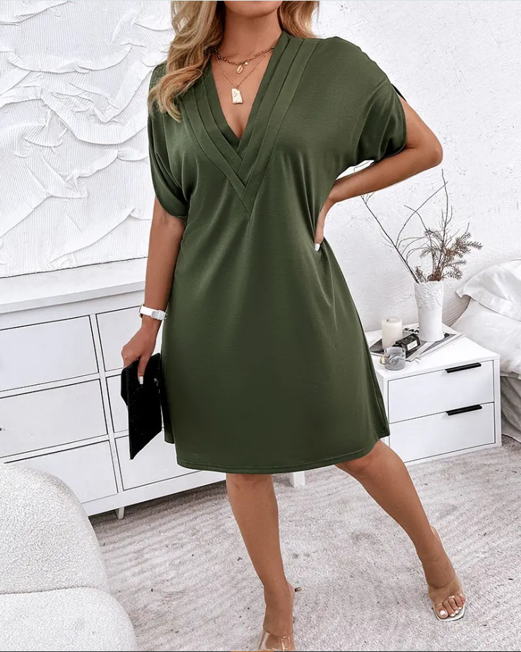 Levoire | Femme Élégant Robe Mi-Longue