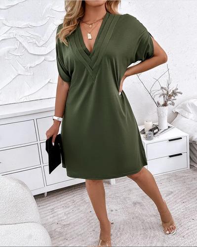 Levoire | Femme Élégant Robe Mi-Longue