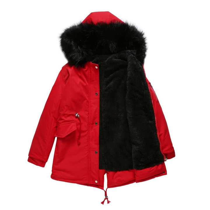 Levoire | Parka Femmes Capuche Rot
