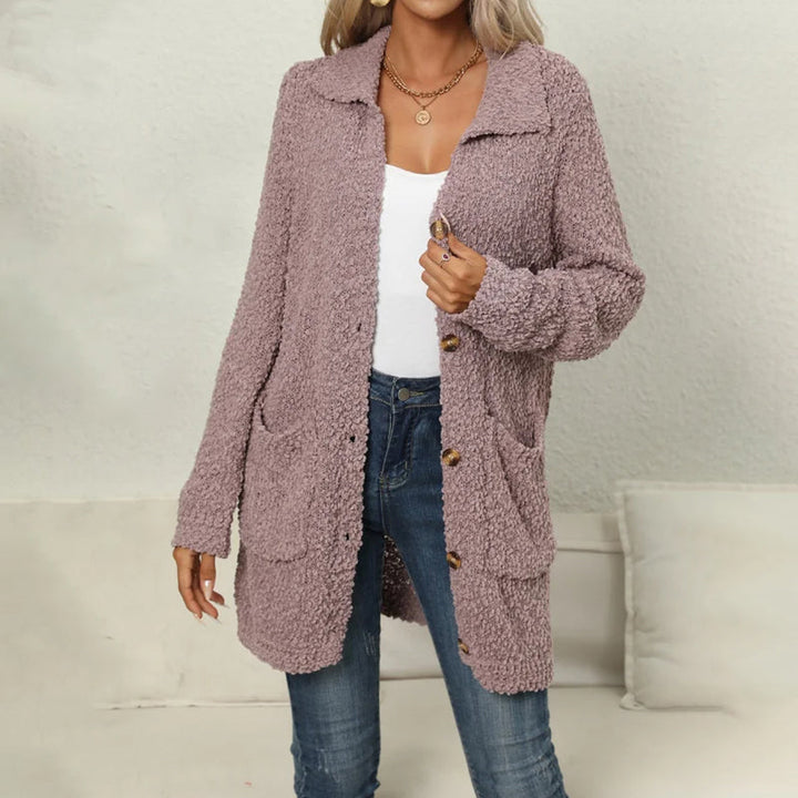 Levoire | Veste En Tricot Unie Décontractée Pour Femmes