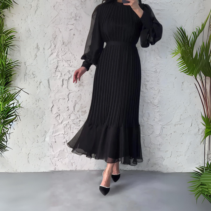 Levoire | Robe Avec Jupe Plissée Longue