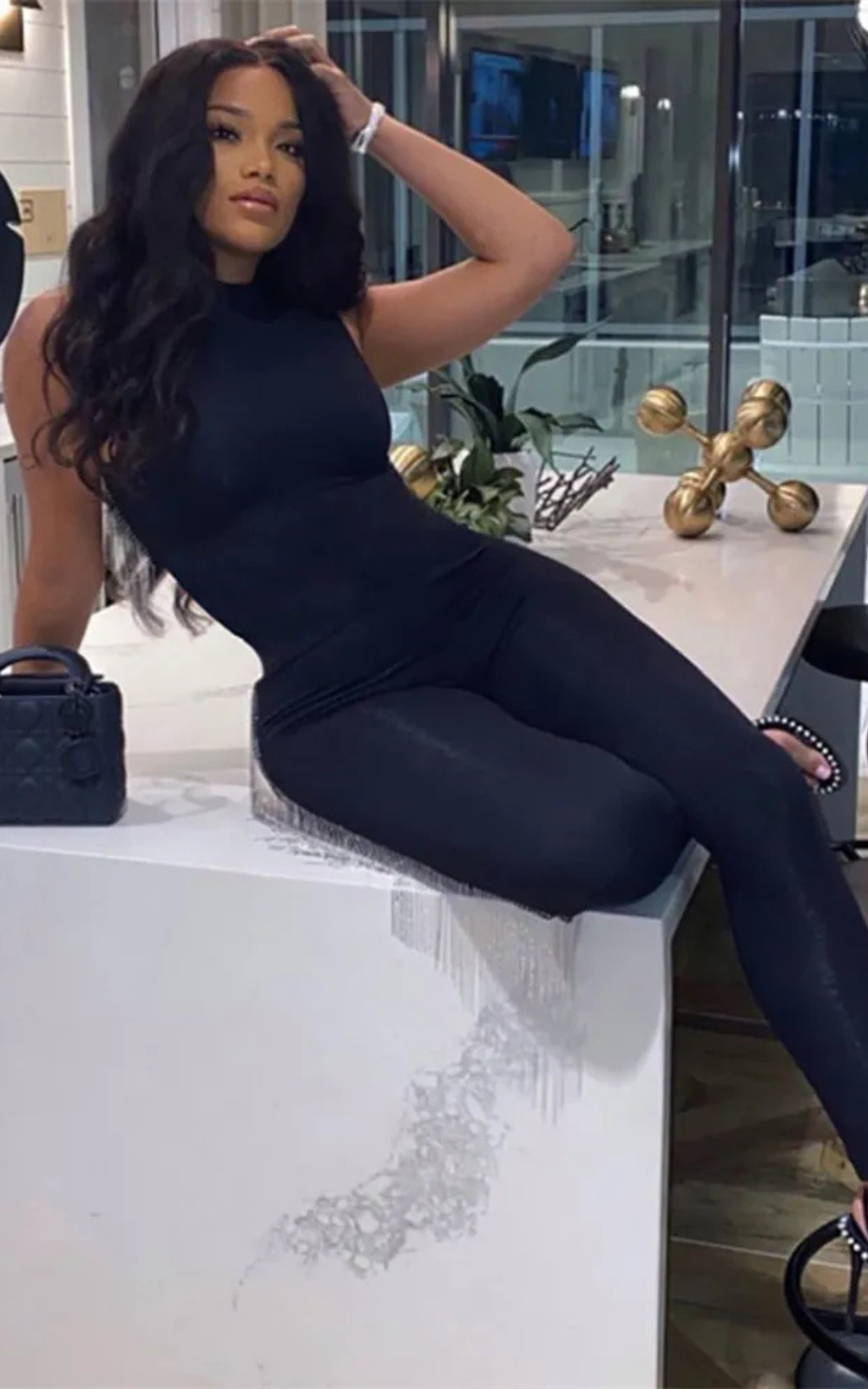 Levoire | Femmes Long Sans Manches Élégant Et Moderne Style Noir