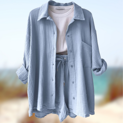 Levoire | Ensemble d'été à deux pièces Azzurro