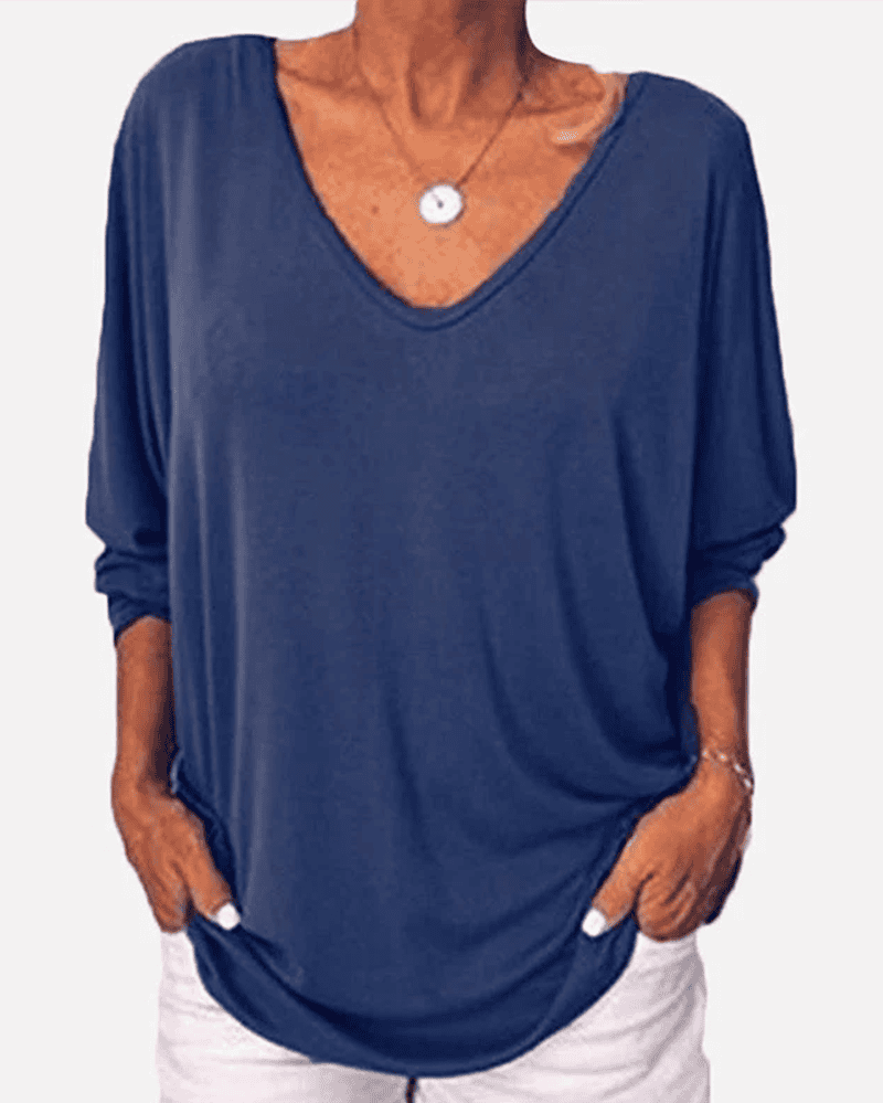 Levoire | Blouse Avec Fermeture À L'Arrière Bleu