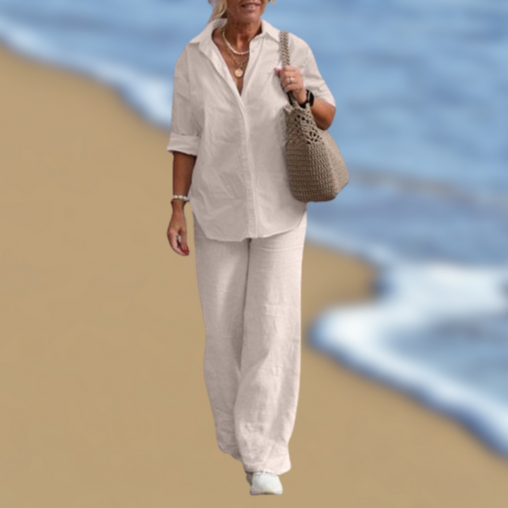Levoire | Set chemise et pantalon en lin
