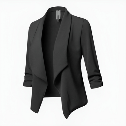 Levoire | Blazer Habillé Pour Femme | Manches Longues Noir