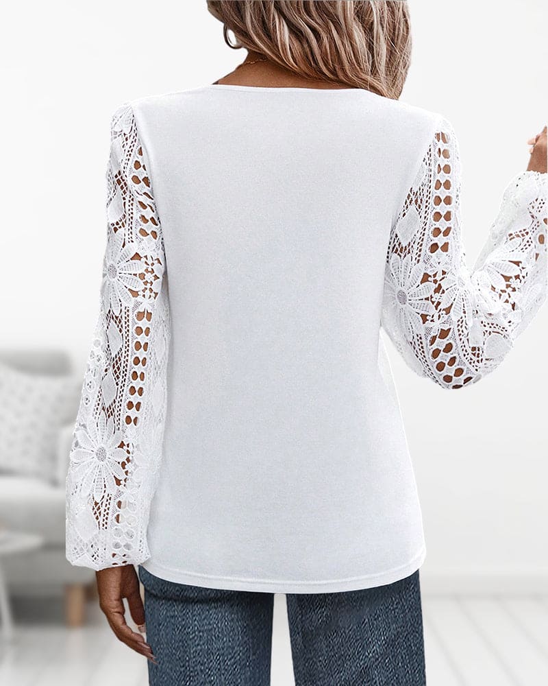 Levoire | Blouse Avec Dentelle