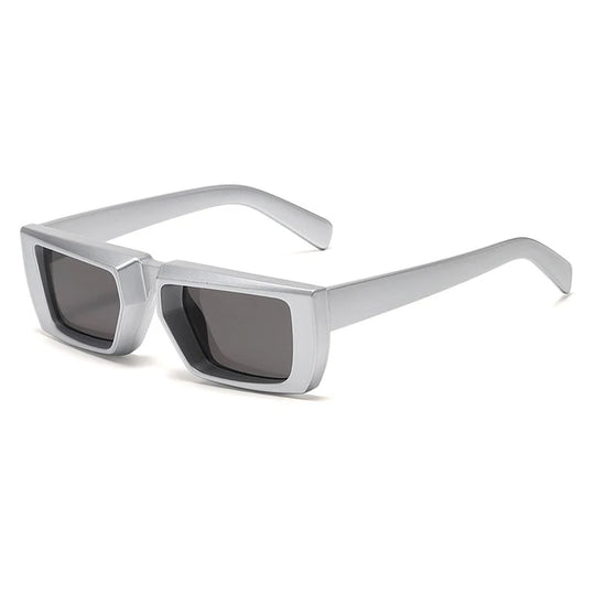 Levoire | Stylé Lunettes De Soleil À Monture Petite Et Uv Protectrices Argent