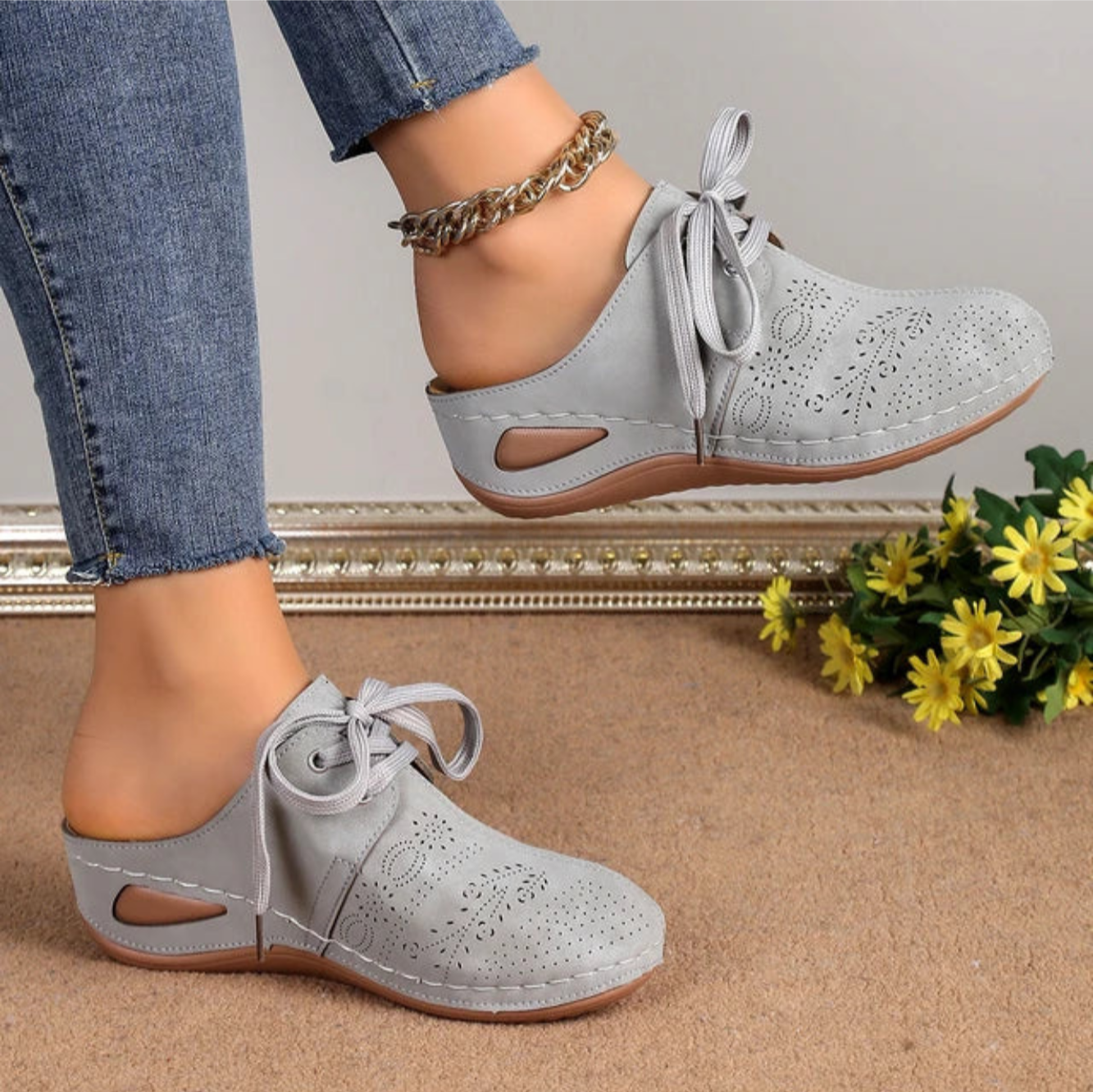 Levoire | Chaussures Légères Pour Femmes Gris