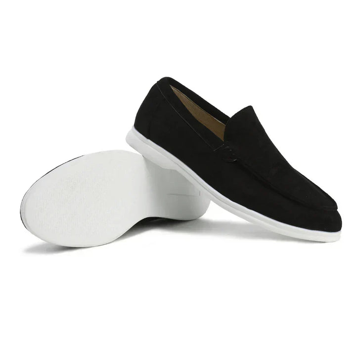 Levoire | Mocassin En Daim Noir