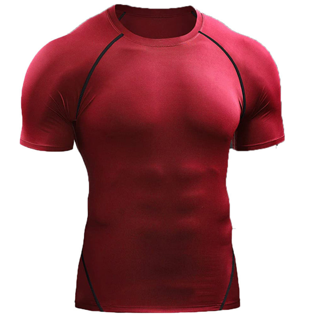 Levoire | T-Shirt de sport pour hommes à coupe classique Rot