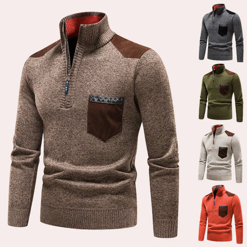 Levoire | Élégant Pull Pour Hommes Avec Fermeture Éclair