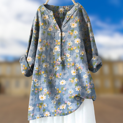 Levoire | Blouse femme à thème floral Motif 3