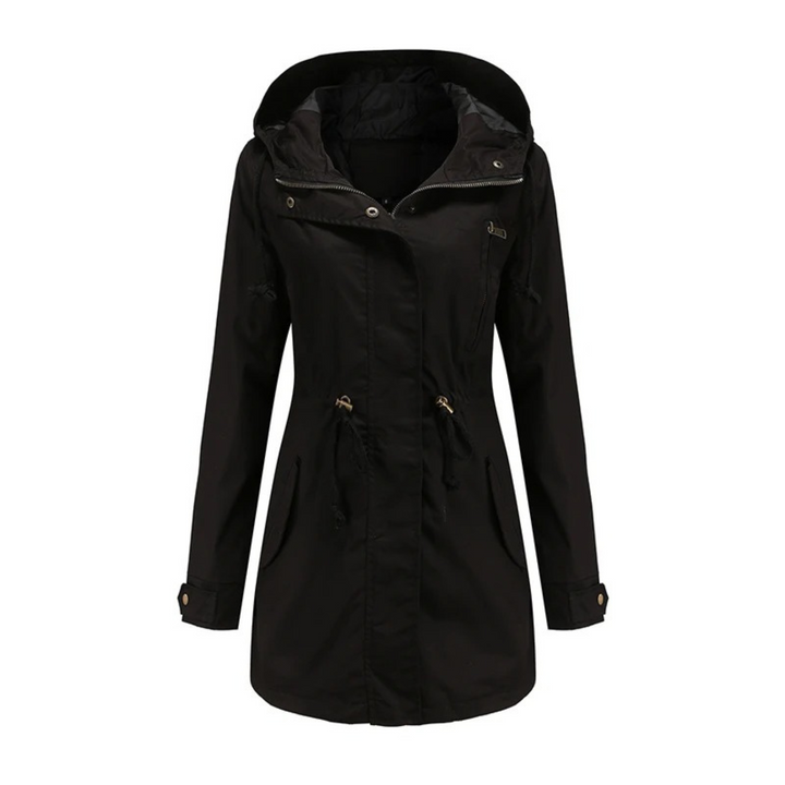 Levoire | Veste Décontractée Coupe-Vent Avec Capuche Noir