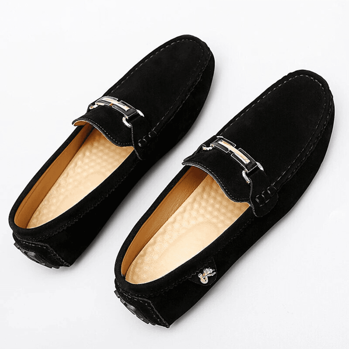 Levoire | Mocassins En Cuir Luxueux Noir