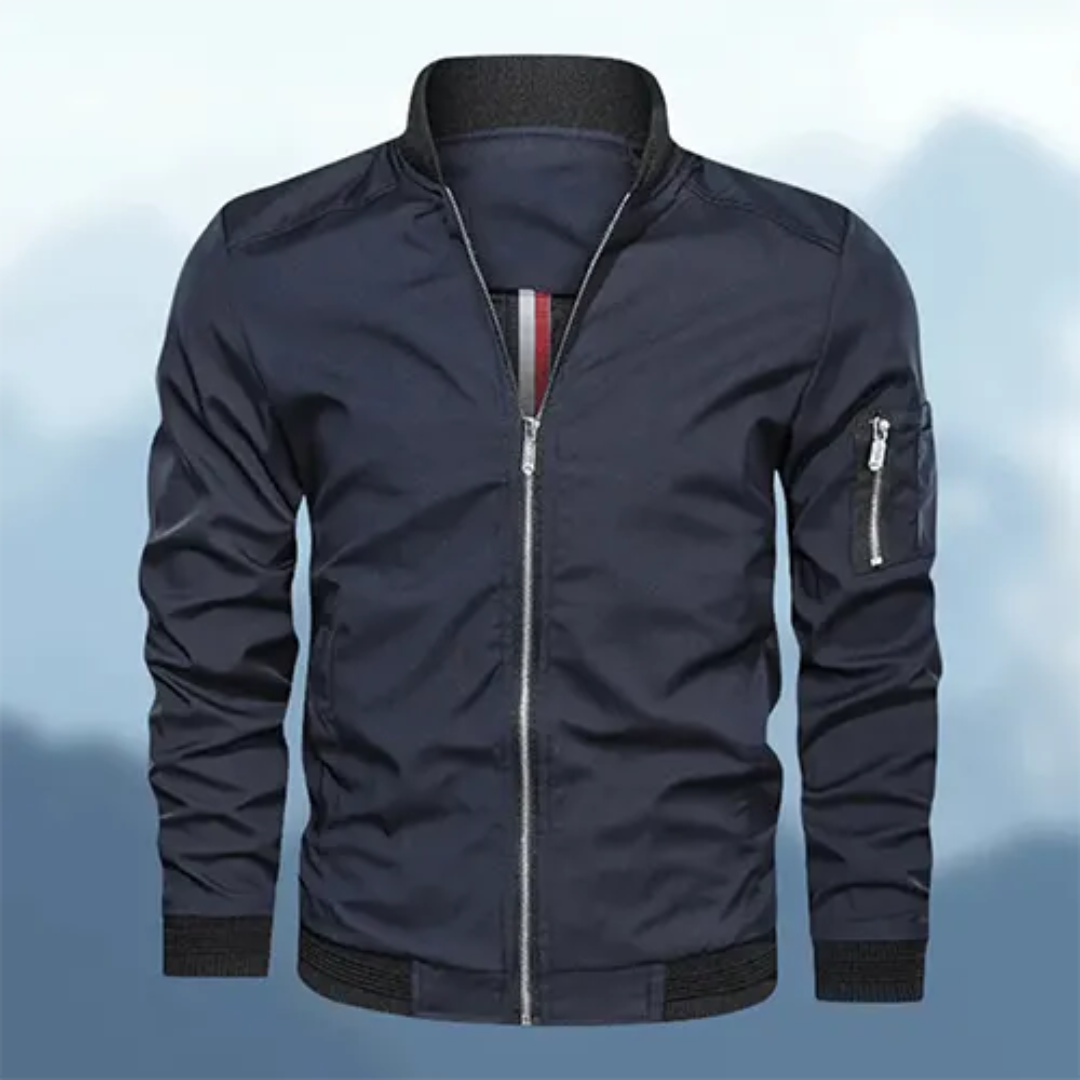Levoire | Veste à manches longues avec fermeture éclair Blouson Bleu