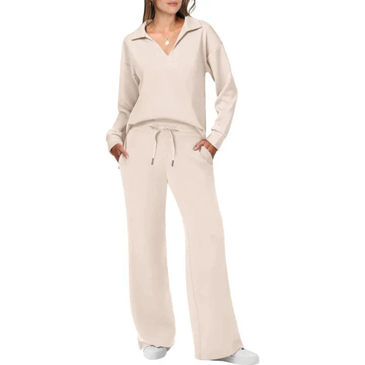 Levoire | Lounge Deux pièces pour femmes Confortable Beige