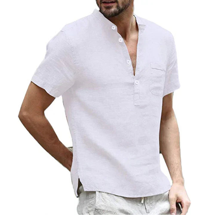 Levoire | Chemise Homme Élégante Et Estivale Blanc