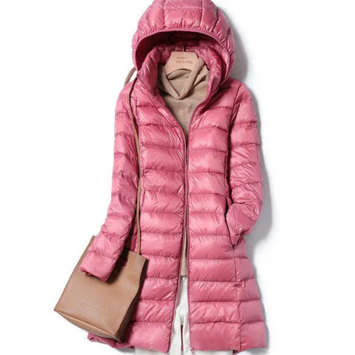 Levoire | Long manteau pour femmes avec capuche