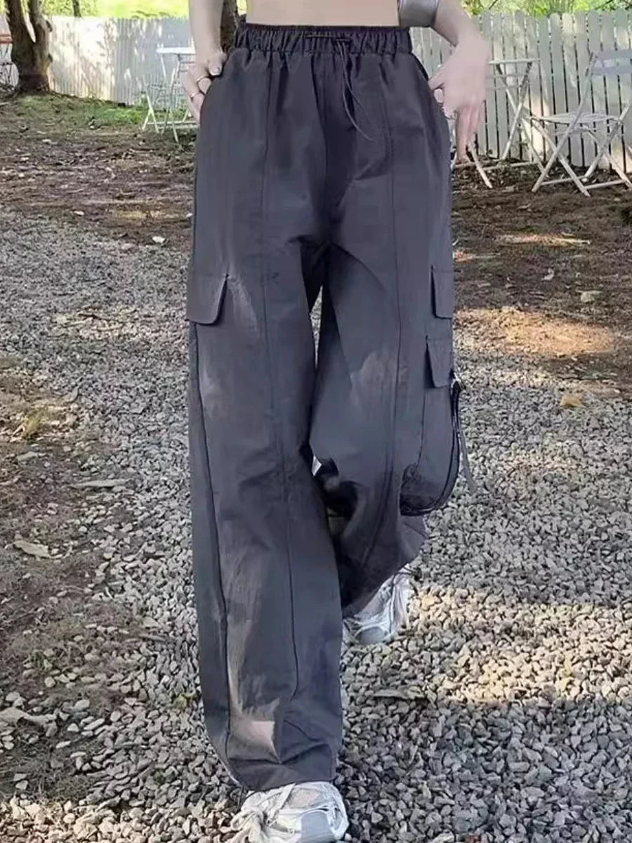 Levoire | Pantalon Ample Style Urbain Pour Femme Bleu marine