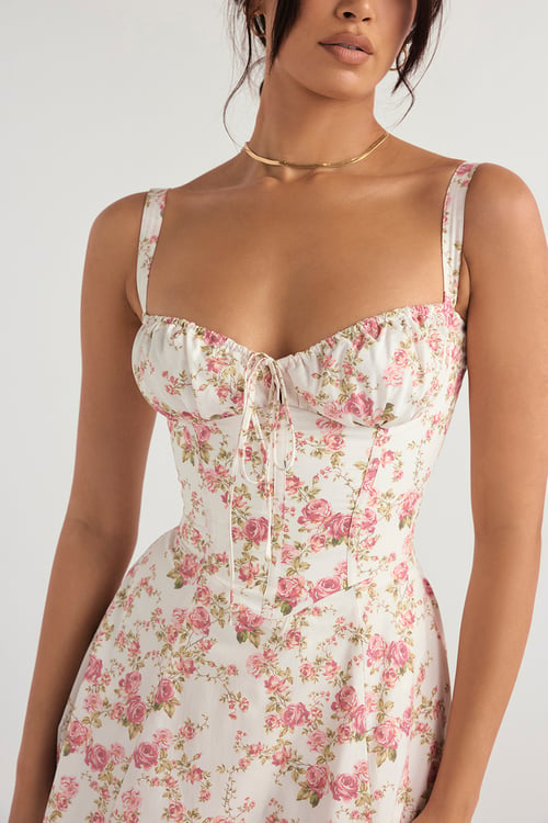 Levoire | Robe élégante à motifs floraux